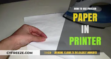 Print with Precision: Using Freezer Paper in Your Printer Guide