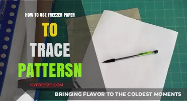 Master Freezer Paper Pattern Tracing for Perfect Sewing Projects