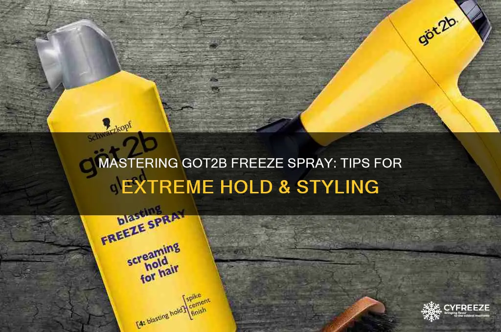 how to use got2b freeze spray