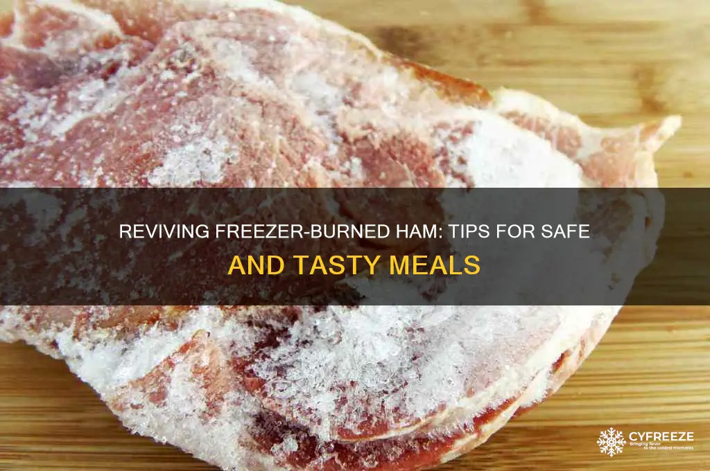 how to use ham with freezer burn