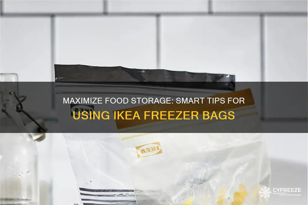 how to use ikea freezer bags