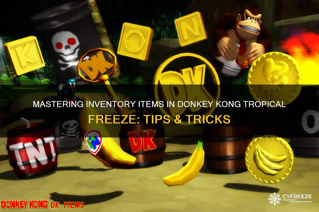 how to use inventory items in donkey kong tropical freeze