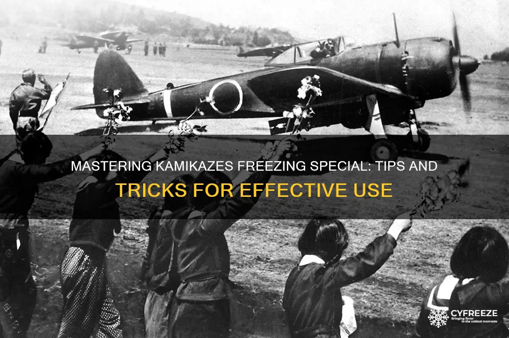 how to use kamikazes freezing special
