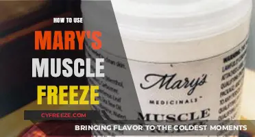 Mary's Muscle Freeze: Effective Application Tips for Instant Pain Relief