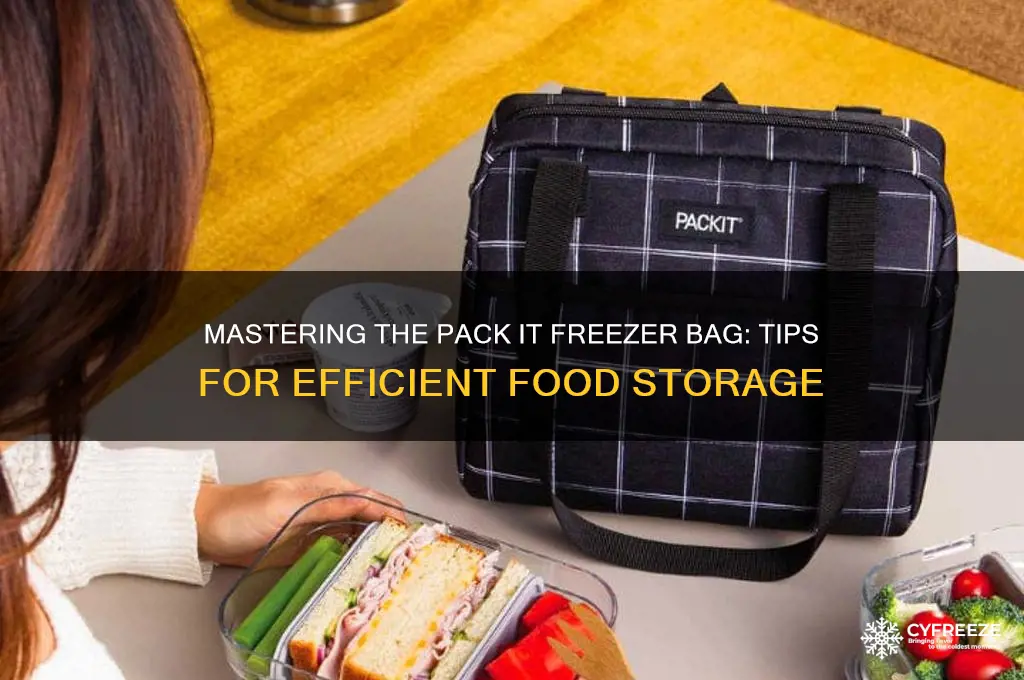 how to use pack it freezer bag