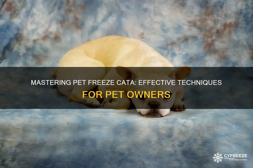 how to use pet freeze cata