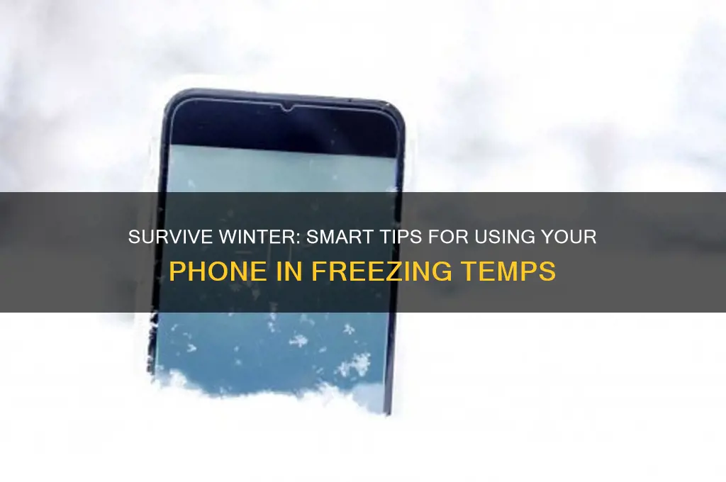 how to use phone when below freezing