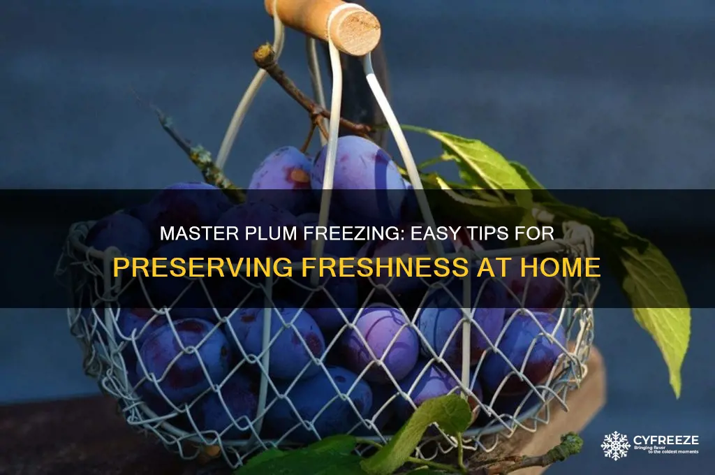 how to use plums freezing