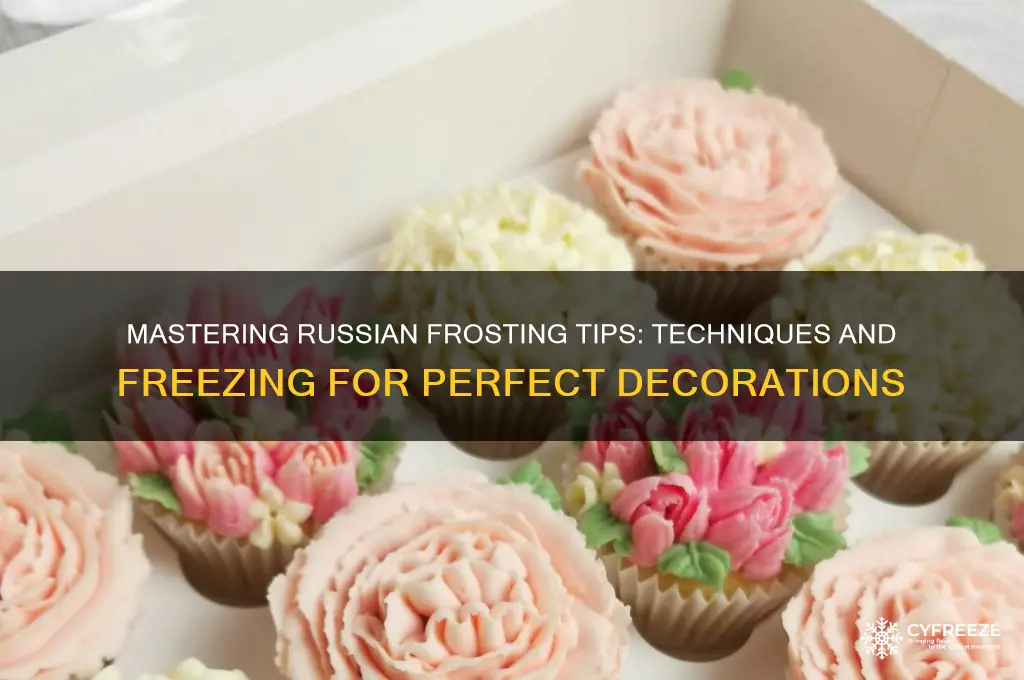 how to use russian frosting tips and freeze them