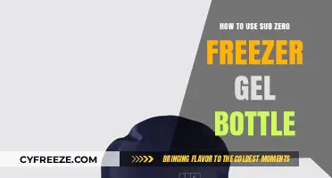 Mastering Sub-Zero Freezer Gel Bottle: A Step-by-Step Usage Guide