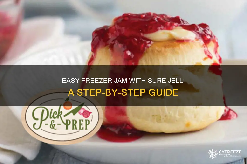 how to use sure jell for freezer jam