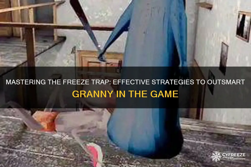 how to use the freeze trap on granny