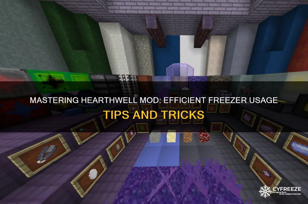 how to use the freezer in hearthwell mod