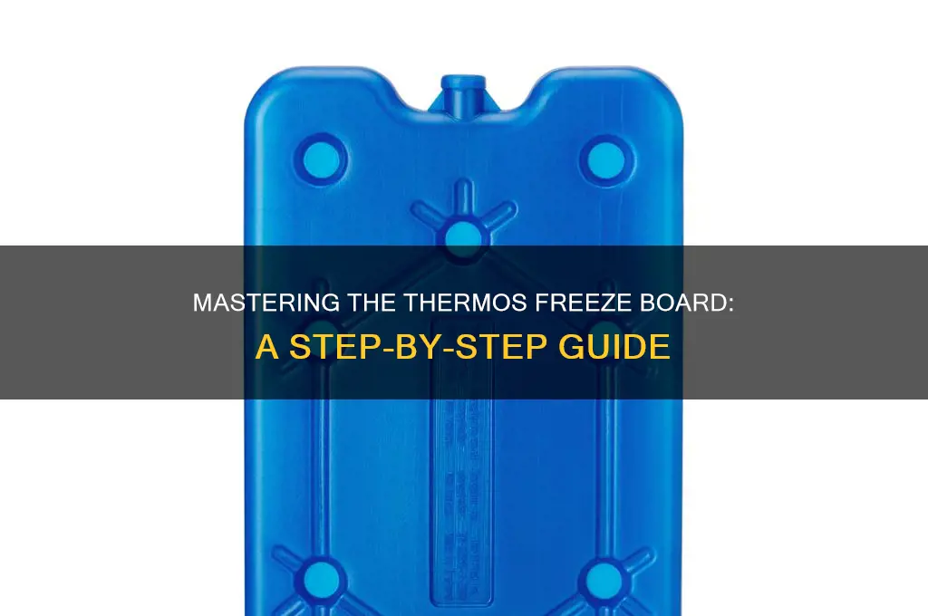 how to use thermos freeze board