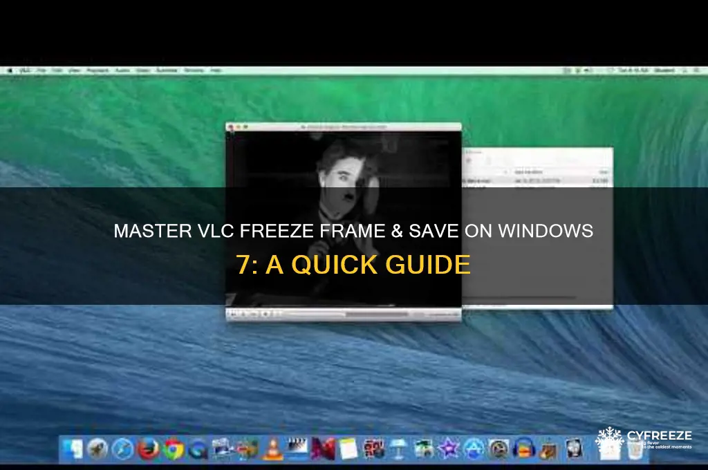how to use vlc windows 7 freeze frame save