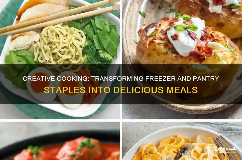 how to use what is in my freezer and pantry
