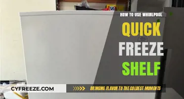 Maximize Your Freezer Efficiency: A Guide to Using Whirlpool Quick Freeze Shelf