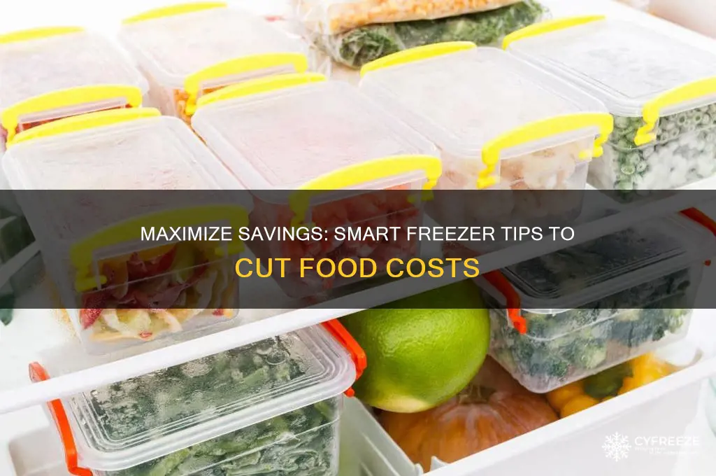 how to use your freezer to save money