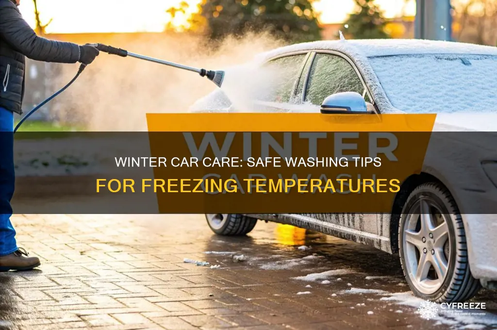 how to wash your car in freezing temperatures