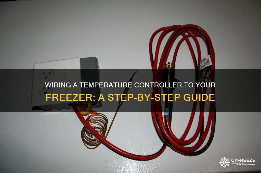 how to wire a temperature controller to a freezer
