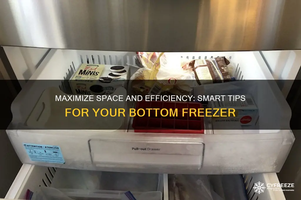 how to wisely use your bottom freezer