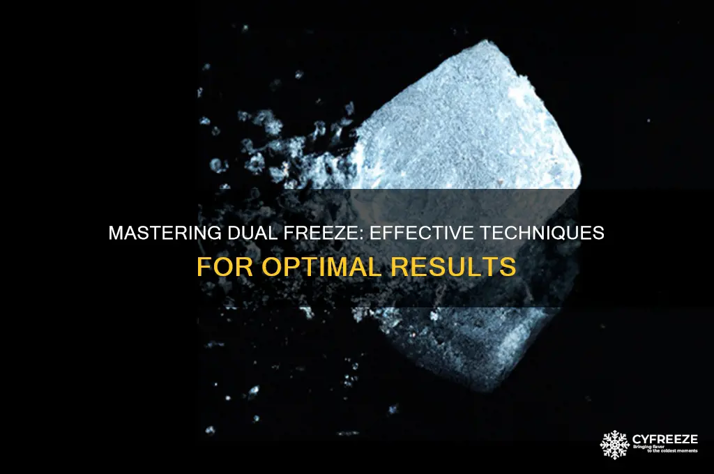 how use dual freeze