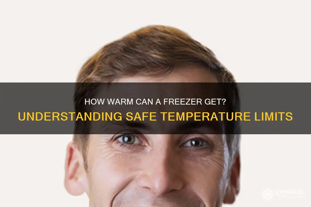 how warm can a freezer get