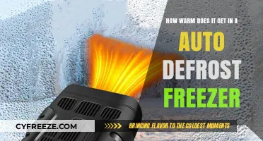 Auto Defrost Freezer Temperatures: Understanding Warmth During Defrost Cycles
