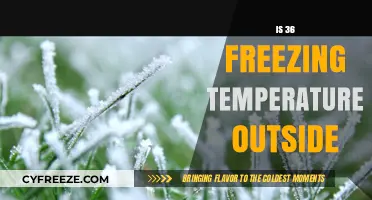 Is 36 Degrees Fahrenheit Considered Freezing Temperature Outside?