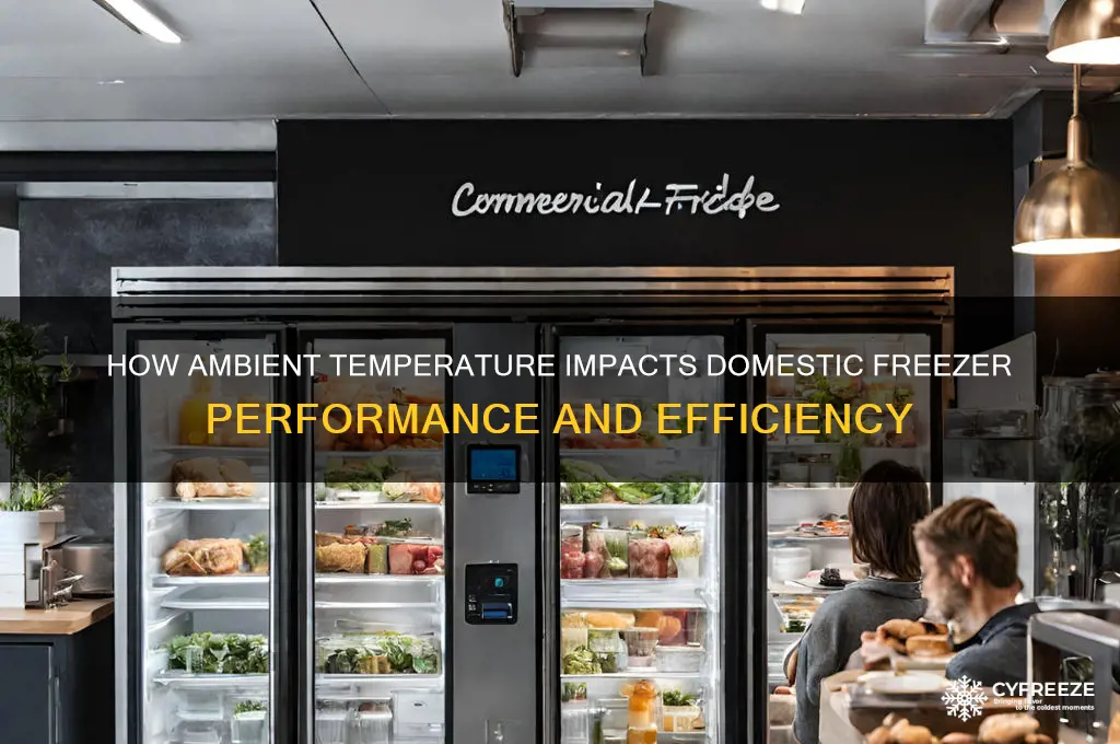 is a domtic freezer based on ambient temperature