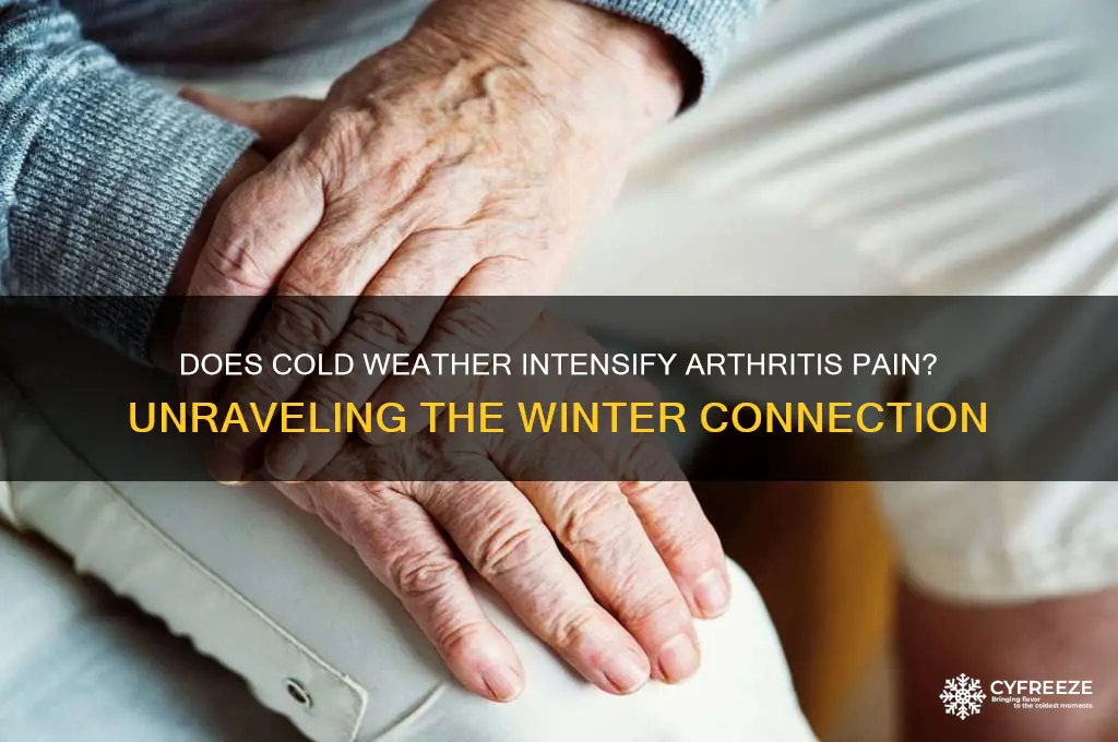 is arthritis pain worse in freezing temperatures
