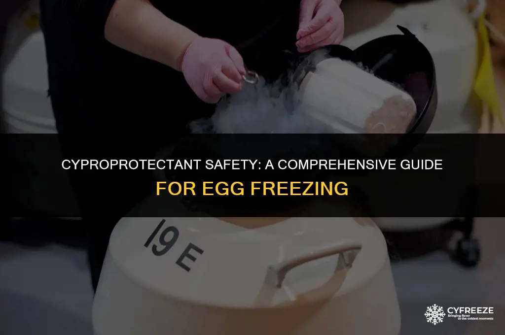 is cyproprotectant safe for egg freezing