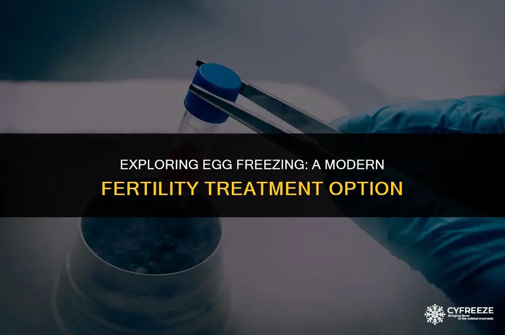 is egg freezing considered fertility treatment