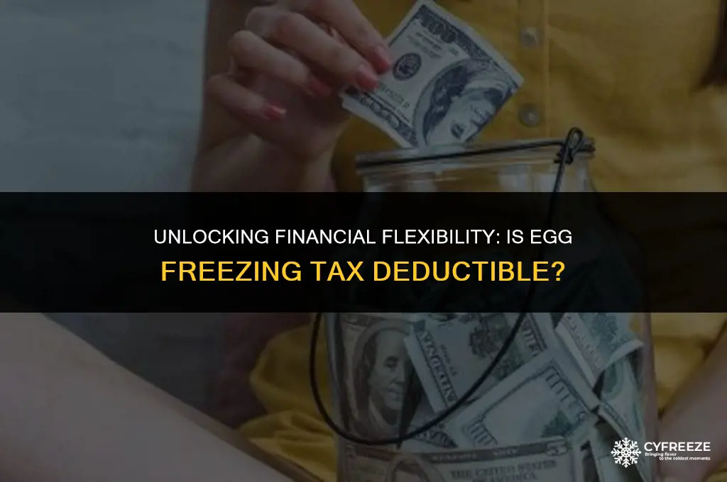 is egg freezing tax deductible