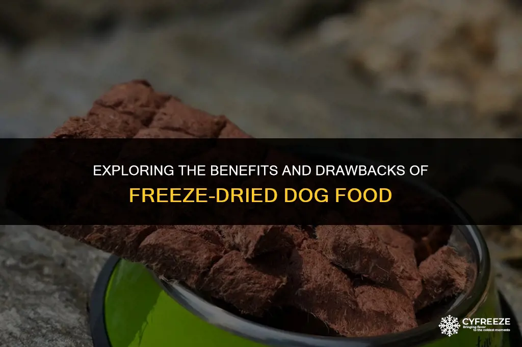 is freeze dried dog food good for dogs