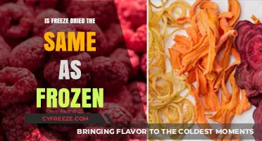 Exploring the Differences: Freeze-Dried vs. Frozen Foods