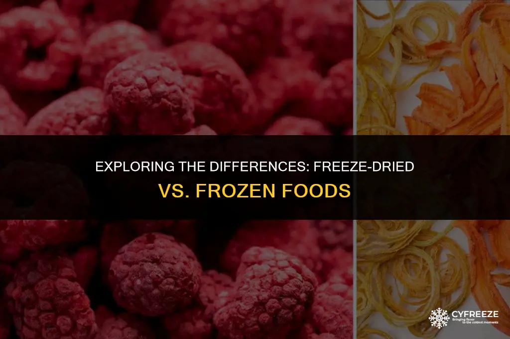 is freeze dried the same as frozen
