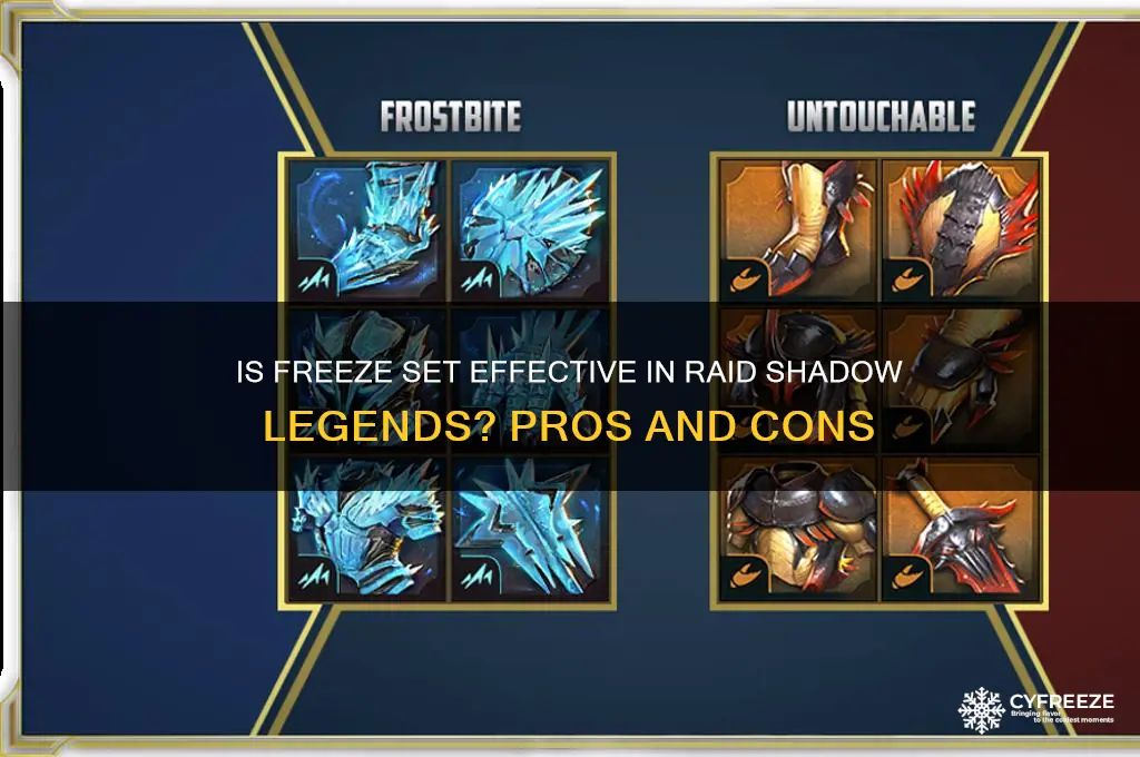 is freeze set useful in raid shadow legends