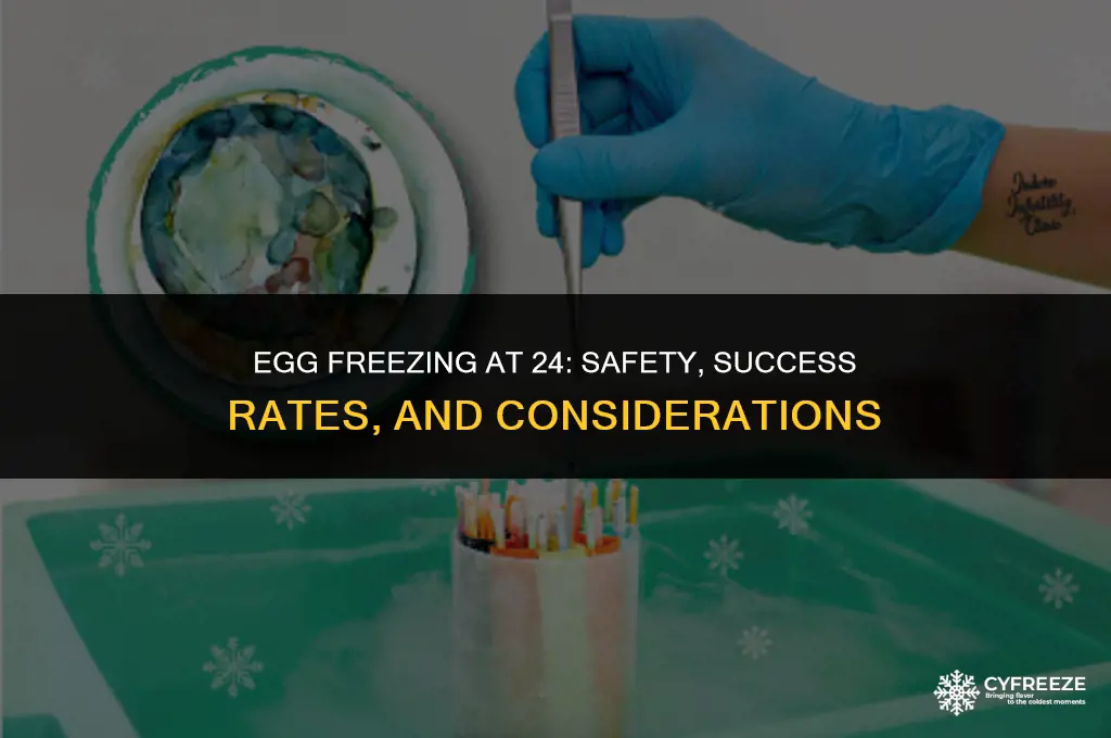 is freezing eggs ar 24 safe