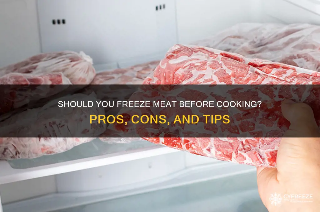 is freezing meat before use a good idea