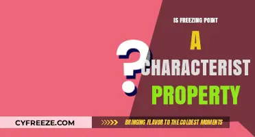 Is Freezing Point a Unique Characteristic Property of Matter?