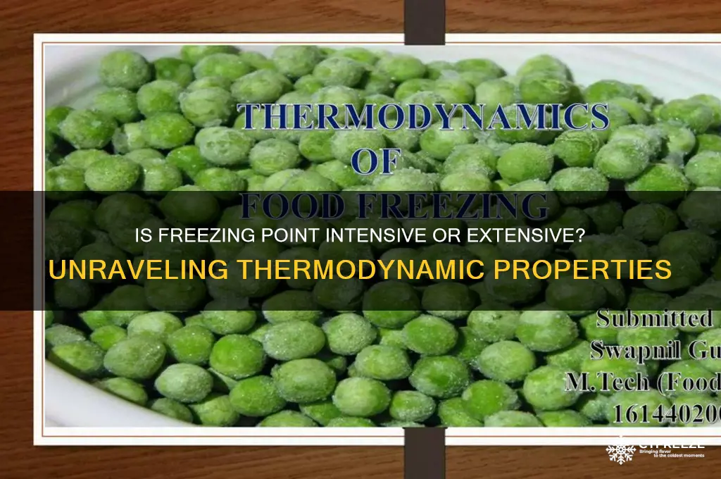 is freezing point intensive or extensive