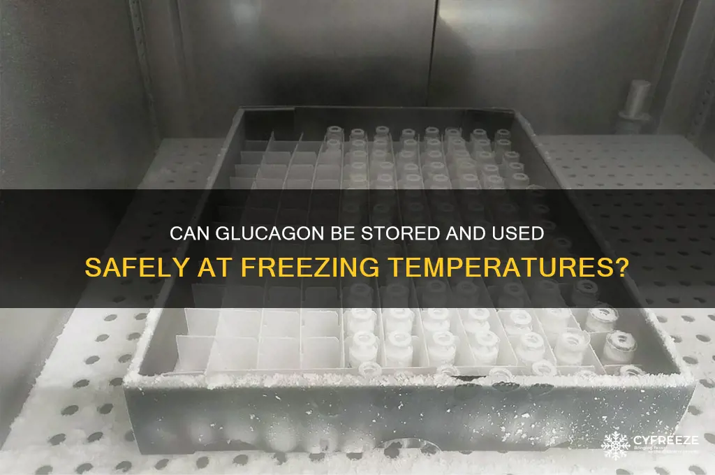 is glucagon ok at freezing temperatures
