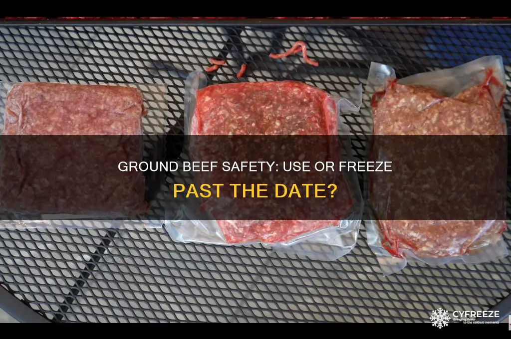 is ground beef ok pass the use or freeze date