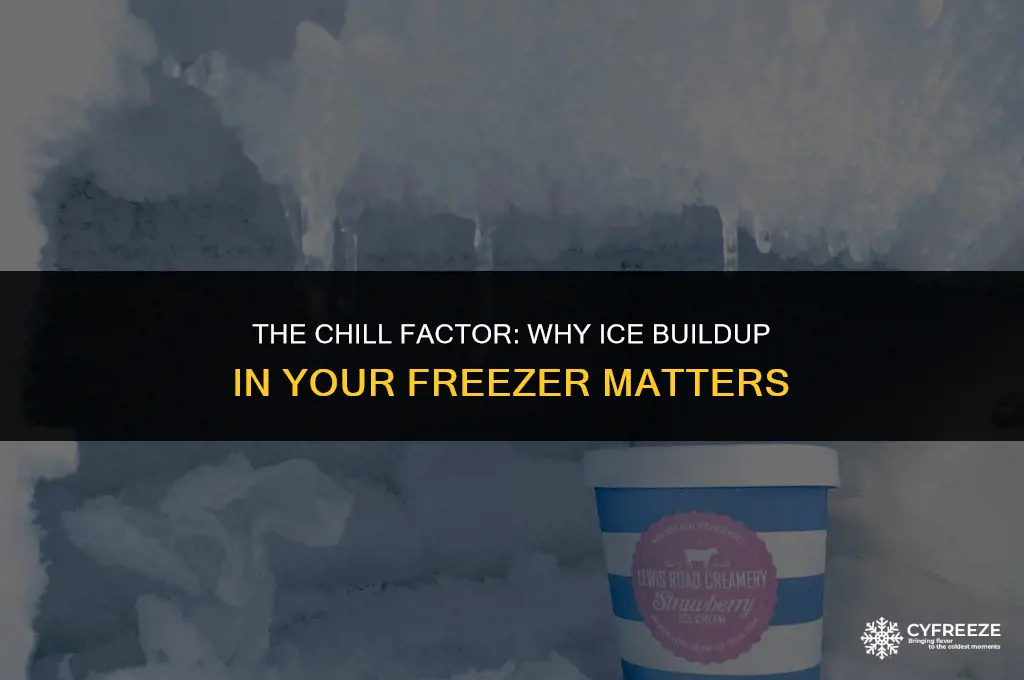 is ice buildup in freezer bad