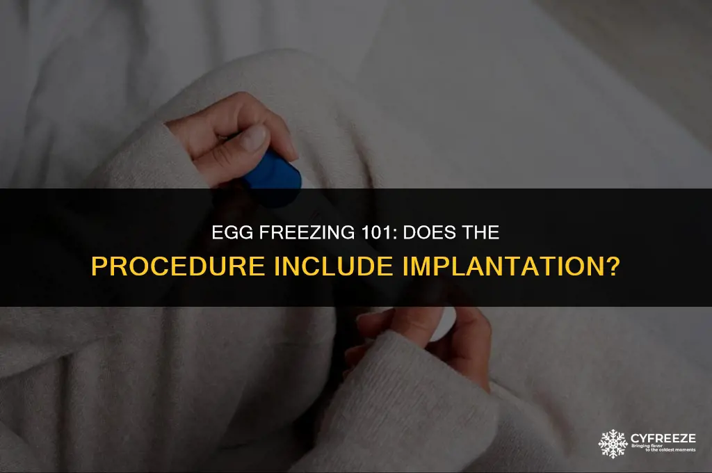 is implantation included in egg freezing