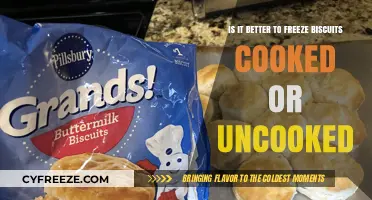 The Great Biscuit Debate: To Freeze Cooked or Uncooked?