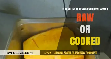 Freezing Butternut Squash: Raw vs Cooked - Which Method Reigns Supreme?