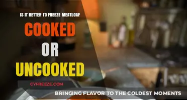Cooked vs. Uncooked Meatloaf: The Freezing Dilemma Explained