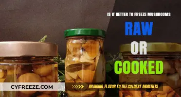 Mushroom Preservation: The Great Freeze - Raw vs. Cooked Debate